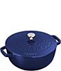 Color:Dark Blue - Image 1 - Cast Iron 3.75-QT Essential Dutch Oven Lilly Lid
