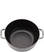 Color:Graphite Gray - Image 2 - Cast Iron 3.75qt Essential Dutch Oven with Rooster Lid