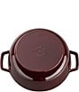 Color:Grenadine - Image 2 - Cast Iron 3.75qt Essential Dutch Oven with Rooster Lid