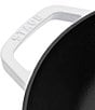 Staub Cast Iron 4.5-QT Perfect Pan, Color:White - Image 3