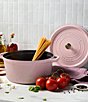 Staub Cast Iron 7 QT Round Cocotte, Color:Pink Peony - Image 8