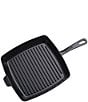 Staub Cast Iron Square Grill Pan, 12#double; - Image 1