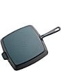 Staub Cast Iron Square Grill Pan, 12#double; - Image 2