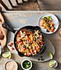 Staub Cast Iron Traditional Deep Skillet, Color:Matte Black - Image 5