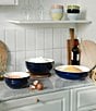 Staub Ceramic 2-Piece Nested Mixing Bowl Set, Color:Dark Blue - Image 5