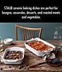 Staub Stoneware 2-Piece Rectangular Baking Dish Set, Color:White - Image 6