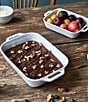 Staub Stoneware 2-Piece Rectangular Baking Dish Set, Color:White - Image 7