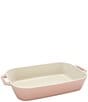 Staub Stoneware 3-Piece Rectangular Baking Dish Set, Color:Pastel Pink - Image 2