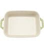 Staub Stoneware 3-Piece Rectangular Baking Dish Set, Color:Pastel Green - Image 3