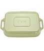 Staub Stoneware 3-Piece Rectangular Baking Dish Set, Color:Pastel Green - Image 4