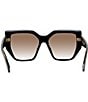 Color:Shiny Black - Image 4 - Women's 2001 54mm Butterfly Sunglasses
