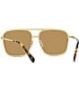Color:Endura Gold - Image 4 - Women's 40069 57mm Aviator Sunglasses