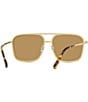 Color:Endura Gold - Image 6 - Women's 40069 57mm Aviator Sunglasses