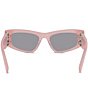 Color:Shiny Opaline Rose - Image 5 - Women's SC40058 52mm Cat Eye Sunglasses