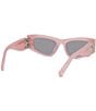 Color:Shiny Opaline Rose - Image 6 - Women's SC40058 52mm Cat Eye Sunglasses
