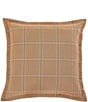Stetson Harrington Heritage Windowpane Plaid Euro Sham - Image 1