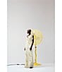 Color:Whisper White - Image 5 - Adalina Floral V Neck Sleeveless Tie Strap Ruffle Maxi Dress