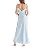Steve Madden Adalina V-Neck Sleeveless Ruffle Maxi Dress, Color:Sky Way - Image 2