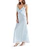 Steve Madden Adalina V-Neck Sleeveless Ruffle Maxi Dress, Color:Sky Way - Image 3