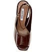 Steve Madden Alaric Leather Ankle Strap Cork Platform Dress Sandals - Image 5