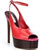 Steve Madden Alaric Leather Ankle Strap Platform Dress Sandals - Image 1