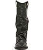 Steve Madden Aldora Distressed Leather Cuffed Backstrap Western Boots - Image 4