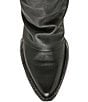 Steve Madden Aldora Distressed Leather Cuffed Backstrap Western Boots - Image 5