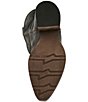 Steve Madden Aldora Distressed Leather Cuffed Backstrap Western Boots - Image 6