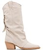 Steve Madden Aldora Suede Cuffed Backstrap Western Boots - Image 2