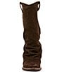 Steve Madden Aldora Suede Cuffed Leather Backstrap Western Boots - Image 4