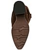 Steve Madden Aldora Suede Cuffed Leather Backstrap Western Boots - Image 6