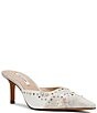 Steve Madden Alexi Studded Snake Print Multi Patchwork Mules - Image 1