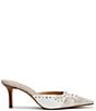 Steve Madden Alexi Studded Snake Print Multi Patchwork Mules - Image 2