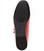 Color:Red - Image 6 - Alisah Leather Mary Jane Flats