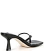 Color:Black - Image 2 - Allies Leather Thong Sandals