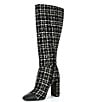 Color:Black/Multi - Image 4 - Ally-C Boucle Cap Toe Tall Boots