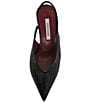 Steve Madden Andromeda Crinkle Leather High Vamp Slingback Pumps - Image 5
