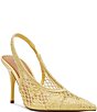 Steve Madden Andromeda Crochet High Vamp Slingback Pumps - Image 1