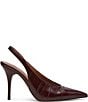 Steve Madden Andromeda Eel Embossed High Vamp Slingback Pumps - Image 2