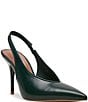 Steve Madden Andromeda Leather High Vamp Slingback Pumps - Image 1