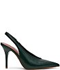 Steve Madden Andromeda Leather High Vamp Slingback Pumps - Image 2
