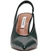 Steve Madden Andromeda Leather High Vamp Slingback Pumps - Image 4