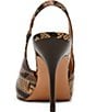Steve Madden Andromeda Patchwork Snake Print High Vamp Slingback Pumps - Image 3