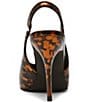Steve Madden Andromeda Patent Tortoise Print High Vamp Slingback Pumps - Image 3