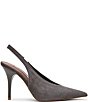 Steve Madden Andromeda Suede High Vamp Slingback Pumps - Image 2