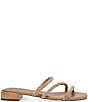 Color:Tan - Image 2 - Annah Suede Braided Strappy Sandals