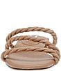 Color:Tan - Image 4 - Annah Suede Braided Strappy Sandals