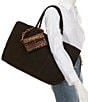 Steve Madden Antonia XL Tote Bag, Color:Black - Image 4