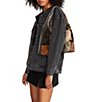 Steve Madden Auraa Snake Print Patchwork Shoulder Bag - Image 6