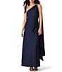 Steve Madden Aurorah One Shoulder Long Dress With Hardware - Image 1